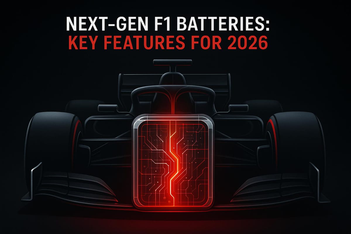 Next-Gen F1 Batteries: Key Features for 2026