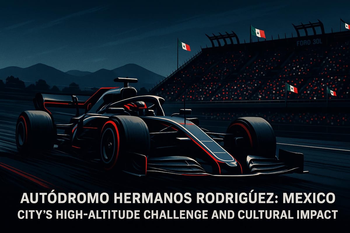 Autódromo Hermanos Rodríguez: Mexico City’s High-Altitude Challenge and Cultural Impact
