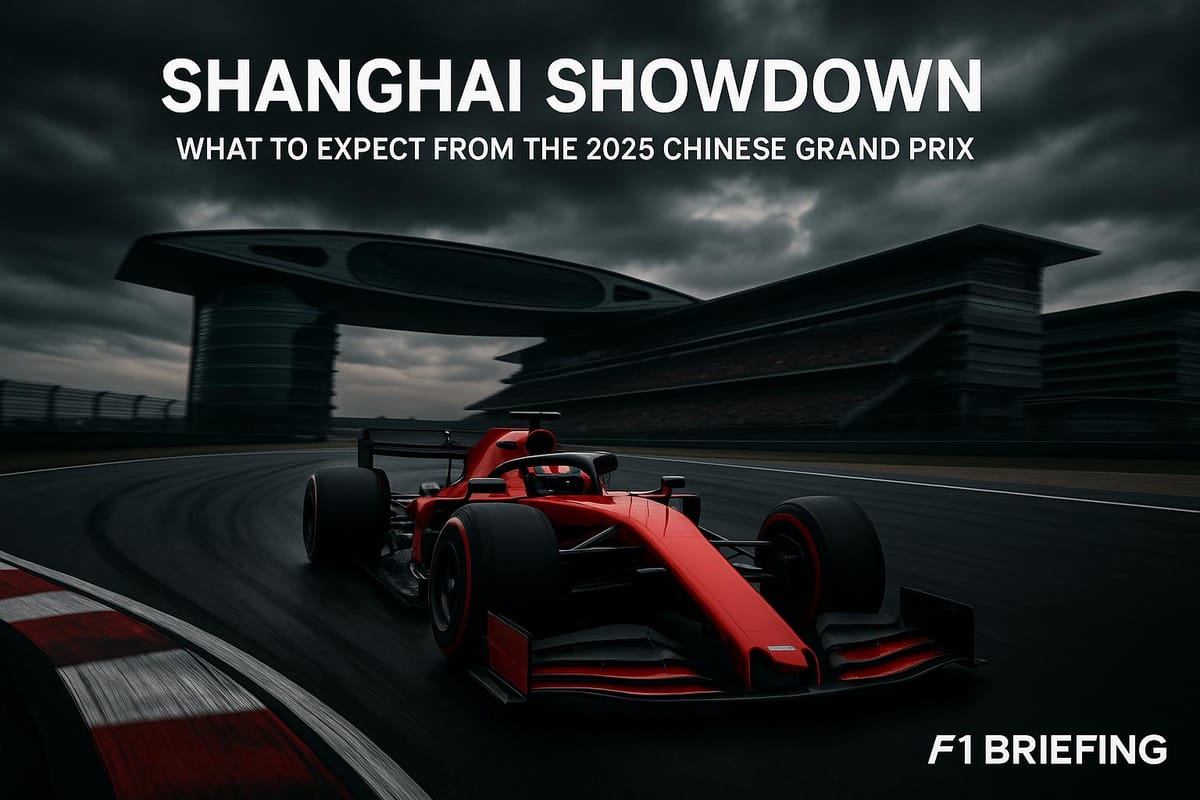 Shanghai Showdown: What to Expect from the 2025 Chinese Grand Prix