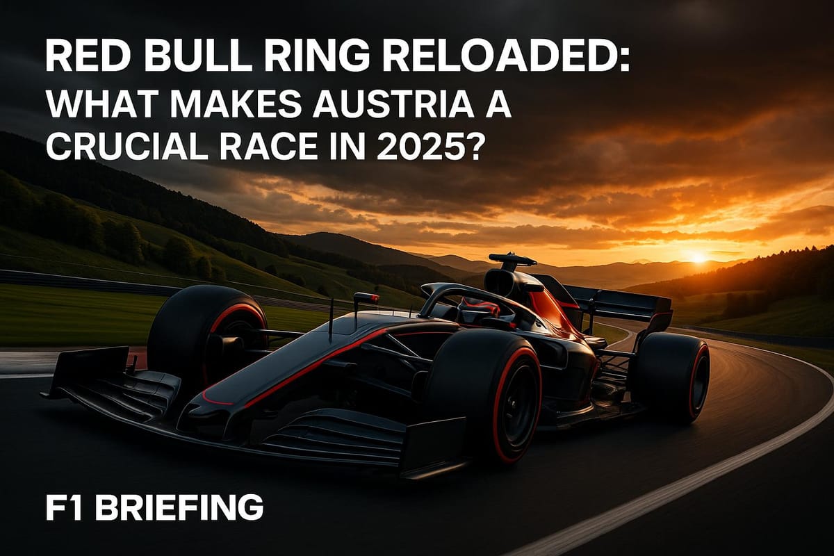 Red Bull Ring Reloaded: What Makes Austria a Crucial Race in 2025?