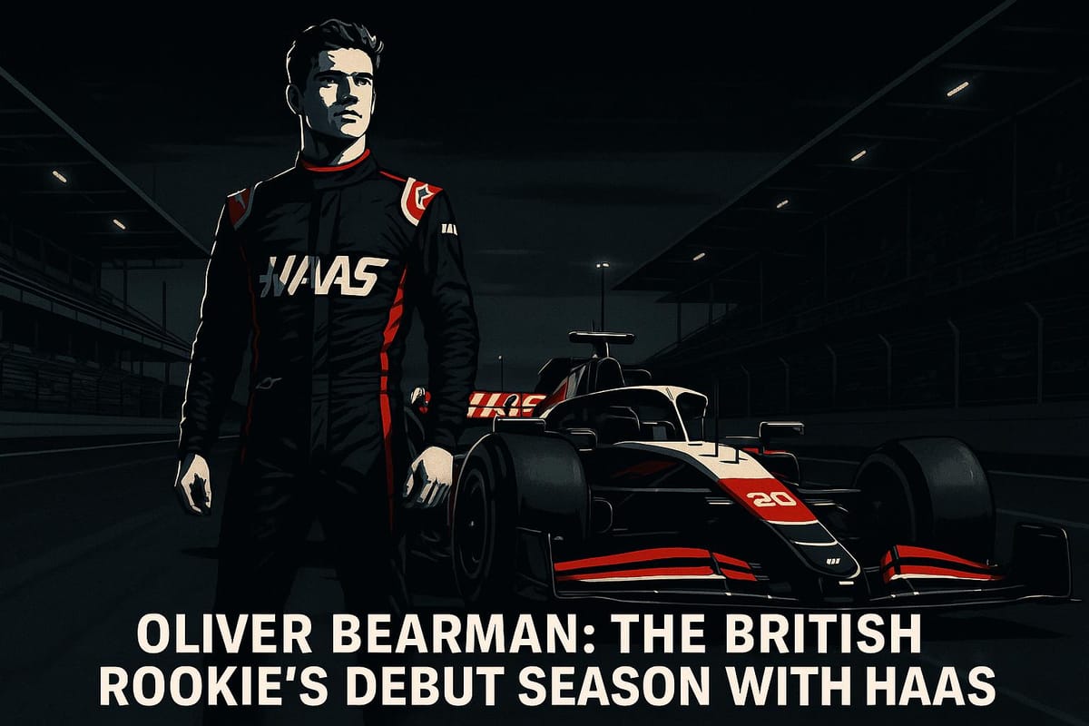 Oliver Bearman: The British Rookie’s Debut Season with Haas