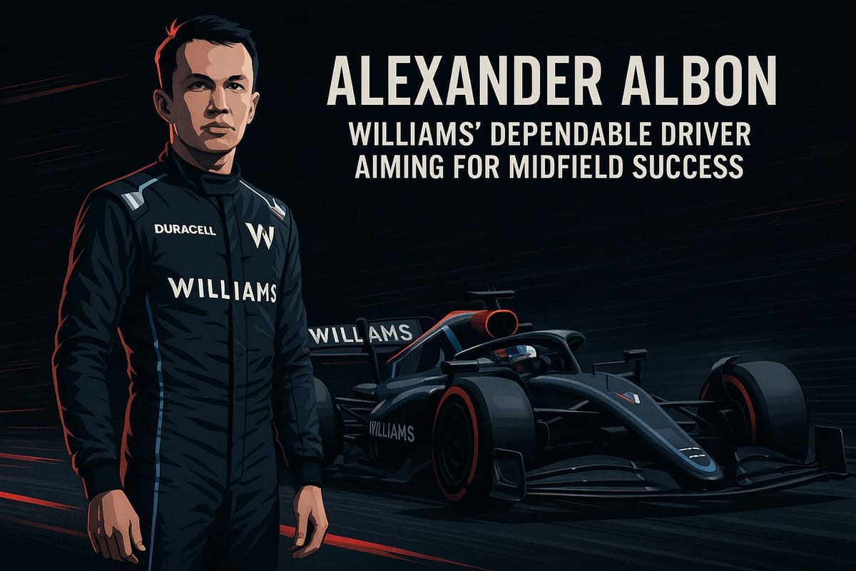 Alexander Albon: Williams’ Dependable Driver Aiming for Midfield Success