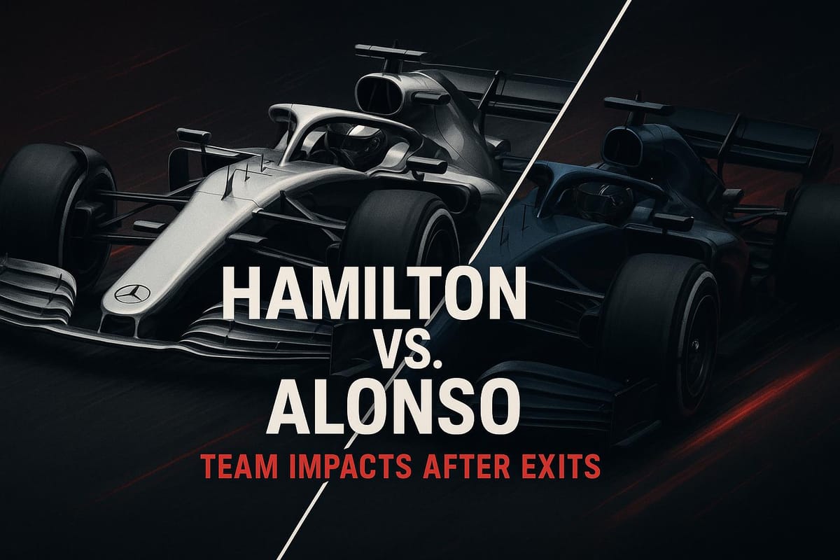 Hamilton vs. Alonso: Team Impacts After Exits
