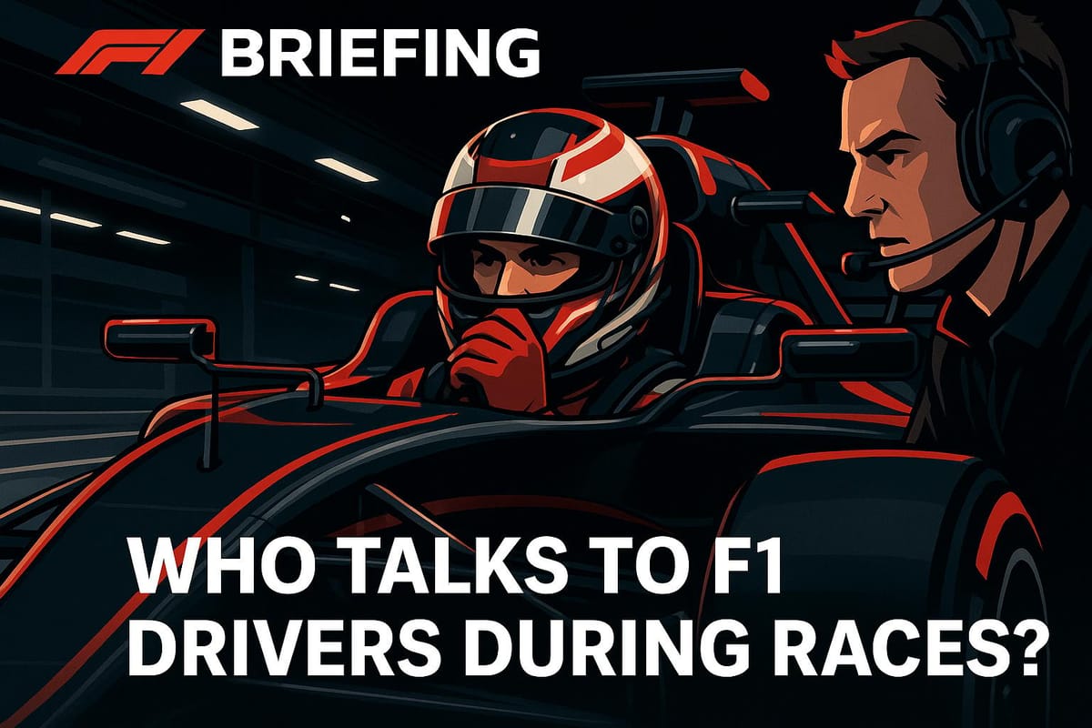 Who Talks to F1 Drivers During Races?