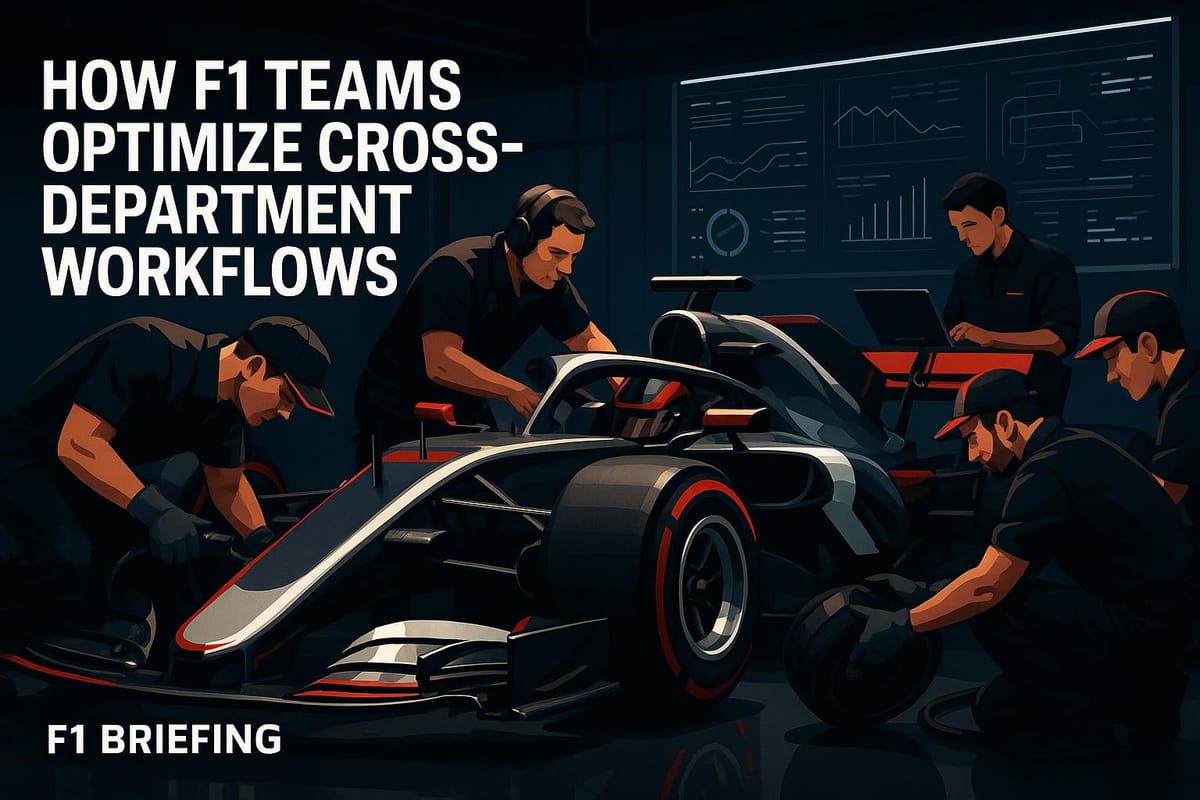 How F1 Teams Optimize Cross-Department Workflows