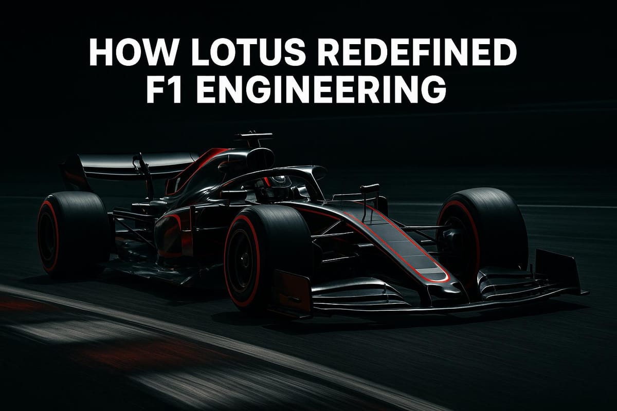 How Lotus Redefined F1 Engineering