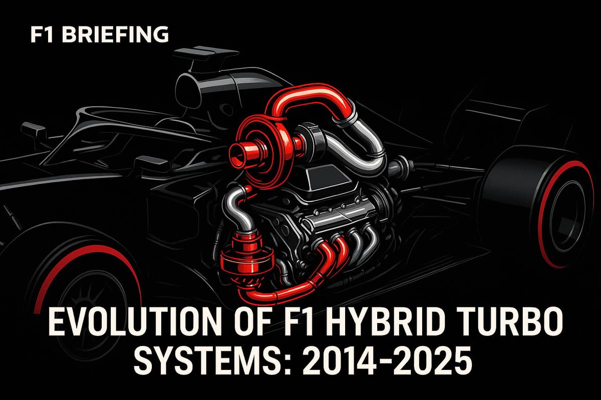 Evolution of F1 Hybrid Turbo Systems: 2014-2025