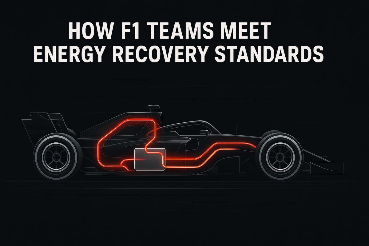 How F1 Teams Meet Energy Recovery Standards