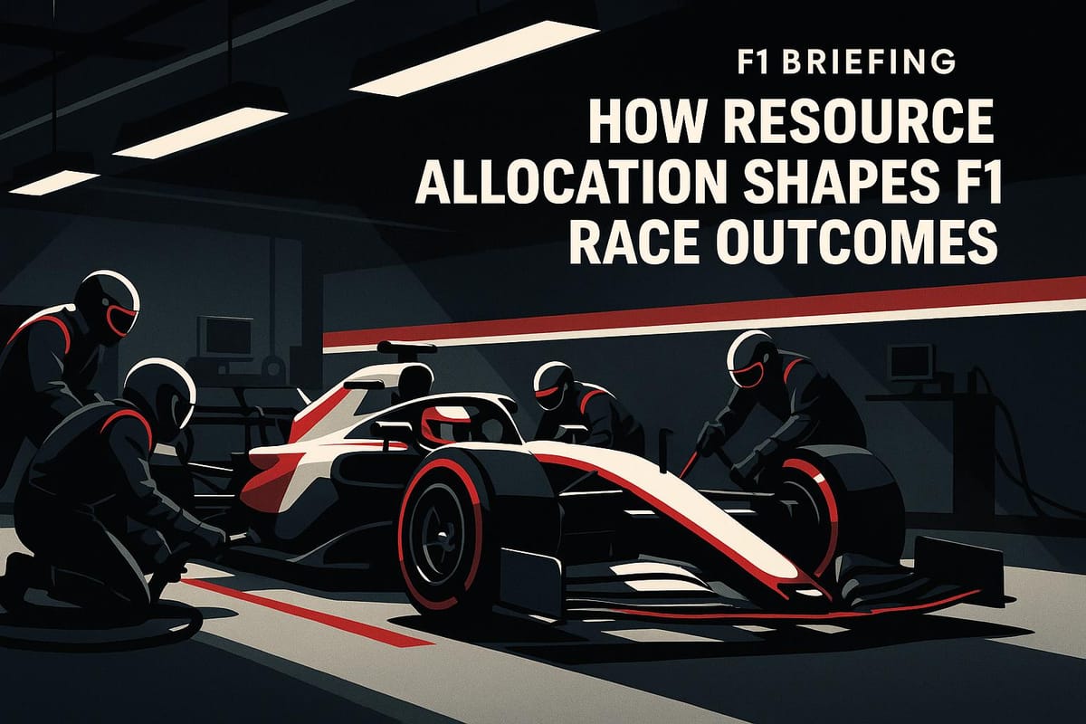 How Resource Allocation Shapes F1 Race Outcomes