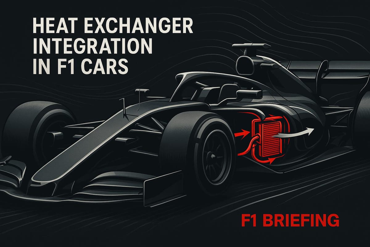 Heat Exchanger Integration in F1 Cars