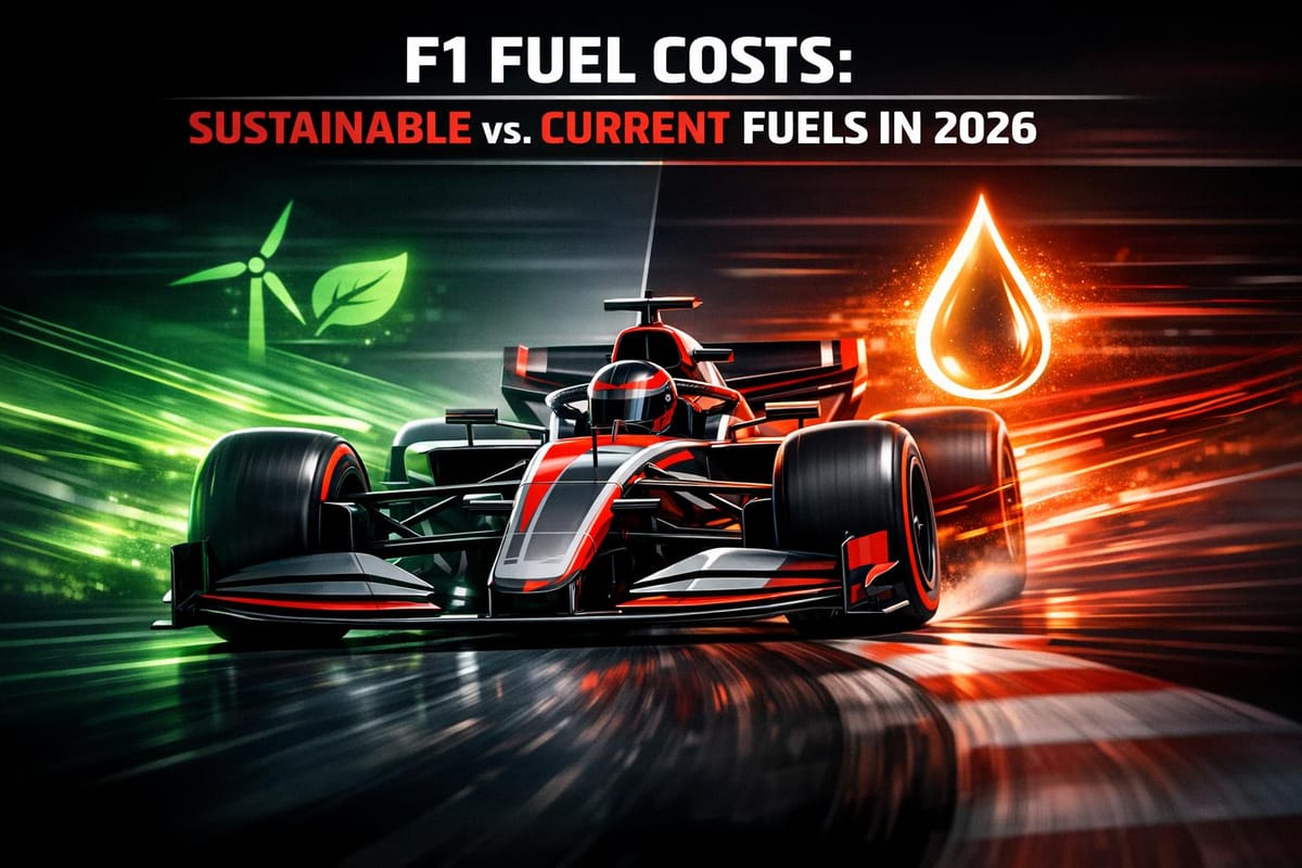 F1 Fuel Costs: Sustainable vs. Current Fuels in 2026