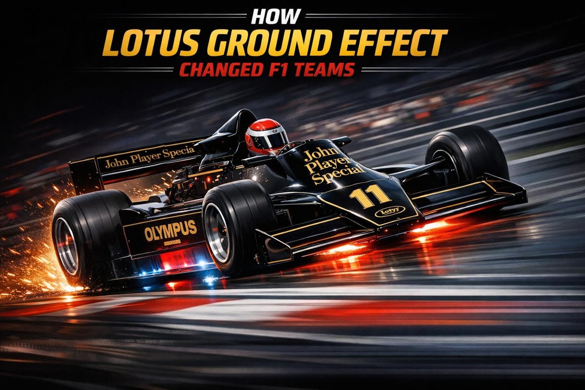 How Lotus Ground Effect Changed F1 Teams