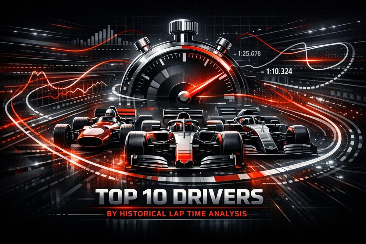 Top 10 Drivers by Historical Lap Time Analysis