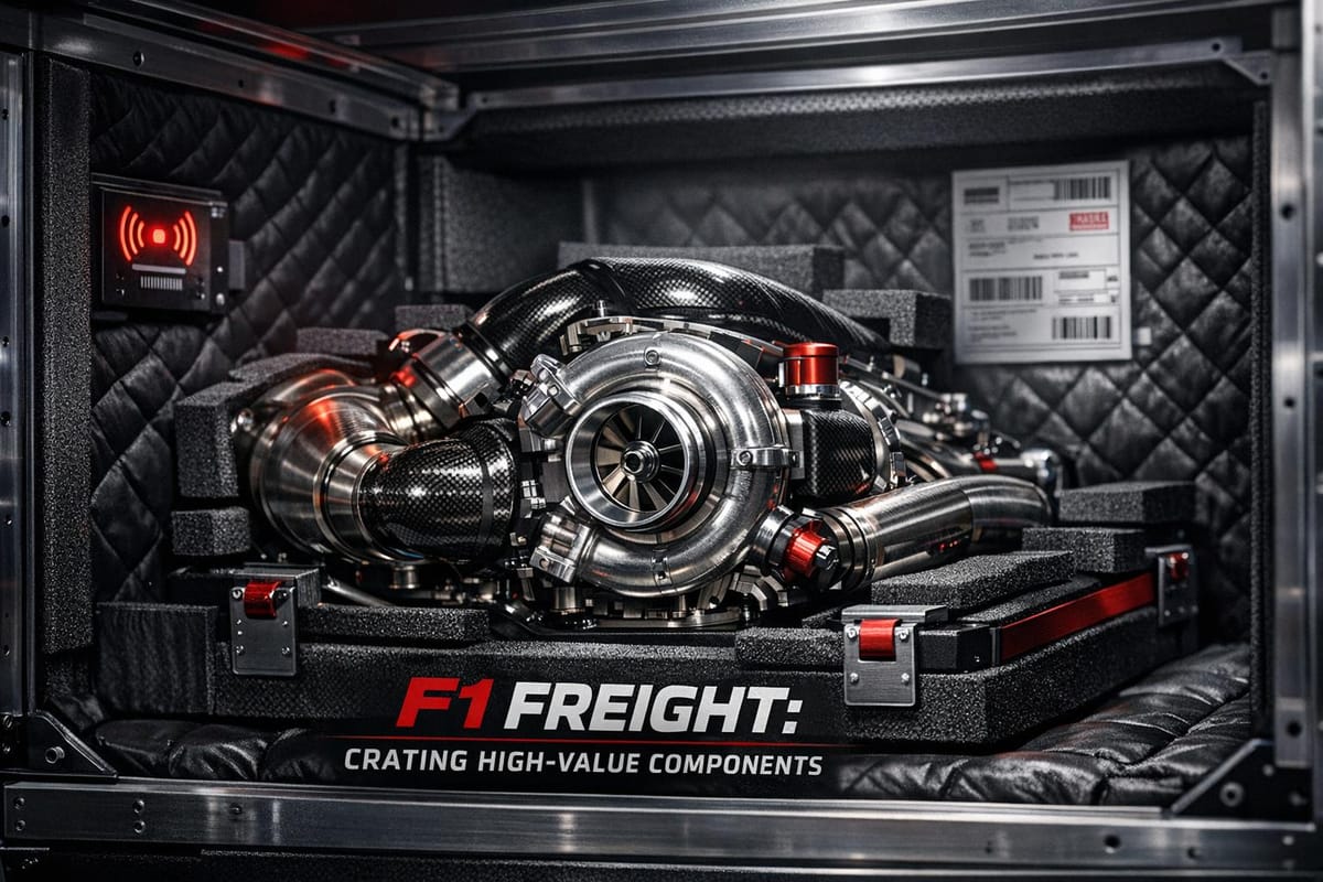F1 Freight: Crating High-Value Components