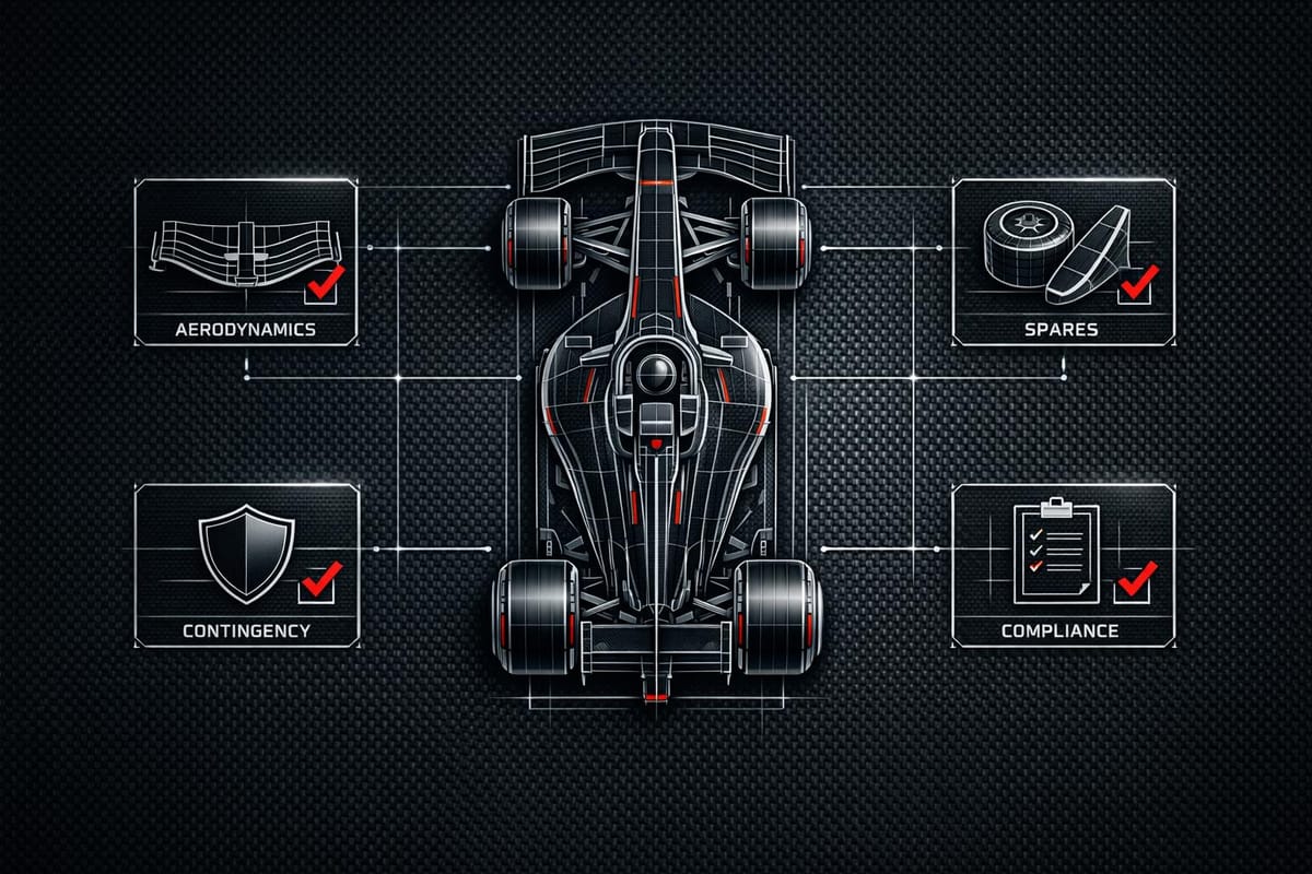 Checklist for F1 Resource Allocation Under Budget Caps