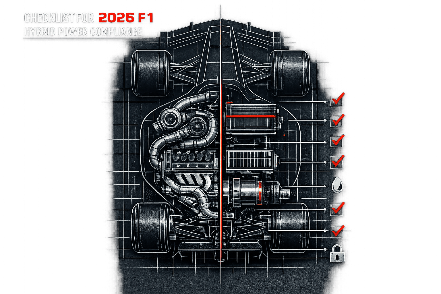 Checklist for 2026 F1 Hybrid Power Compliance