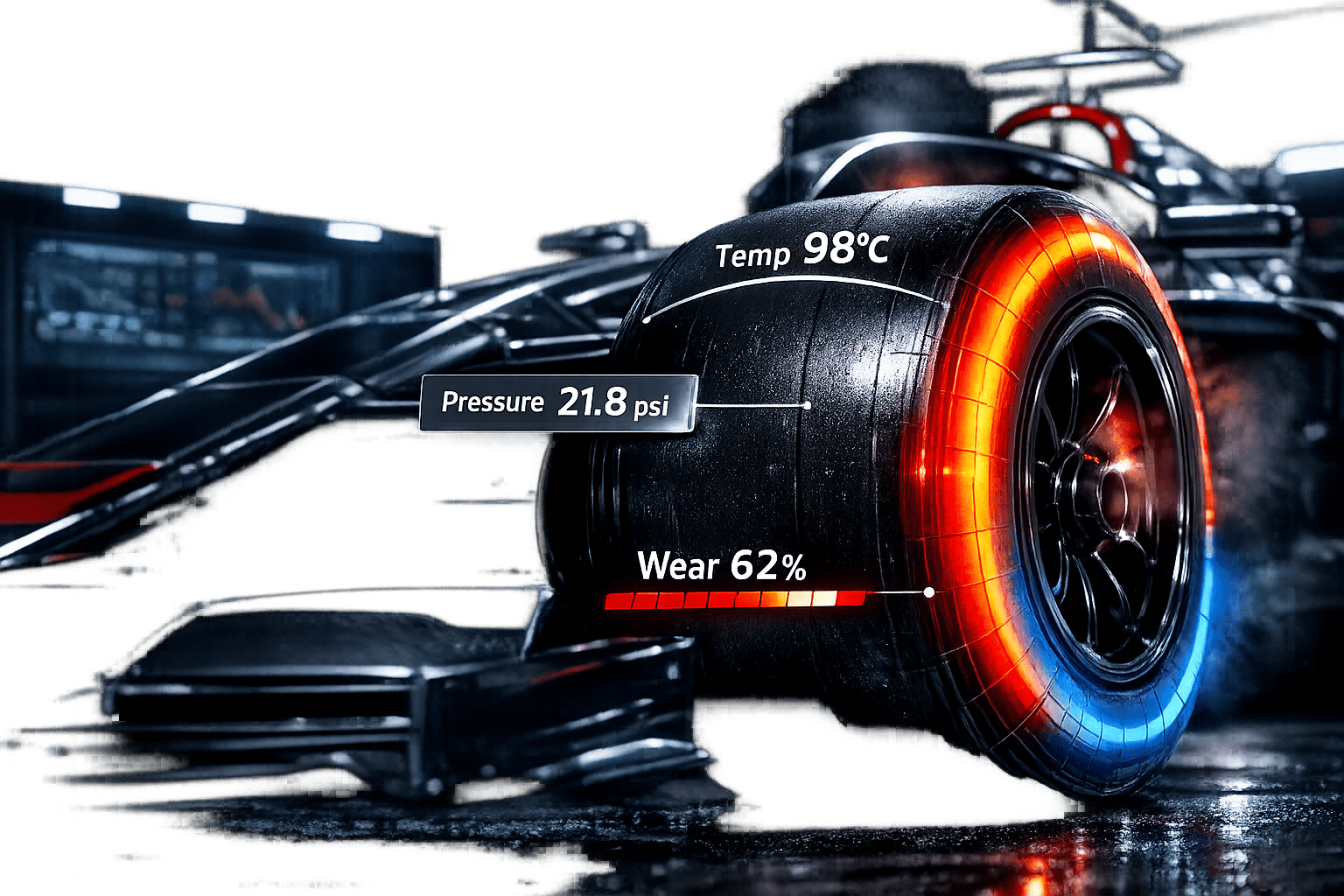 How F1 Drivers Monitor Tire Feedback in Real Time