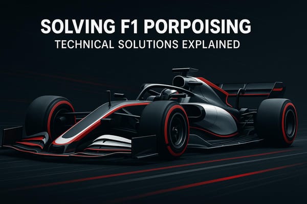 Solving F1 Porpoising: Technical Solutions Explained