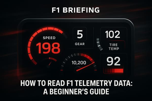 How to Read F1 Telemetry Data: A Beginner's Guide
