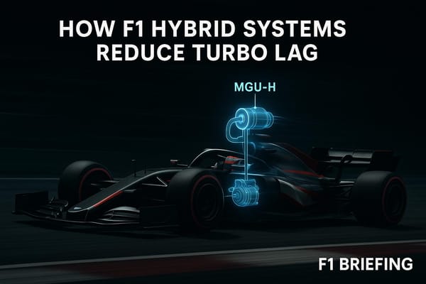 How F1 Hybrid Systems Reduce Turbo Lag