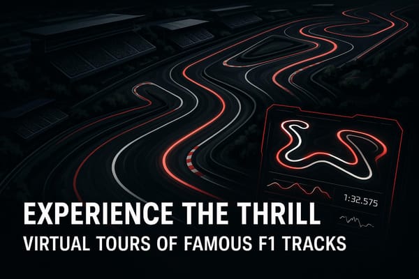 Experience the Thrill: Virtual Tours of Famous F1 Tracks
