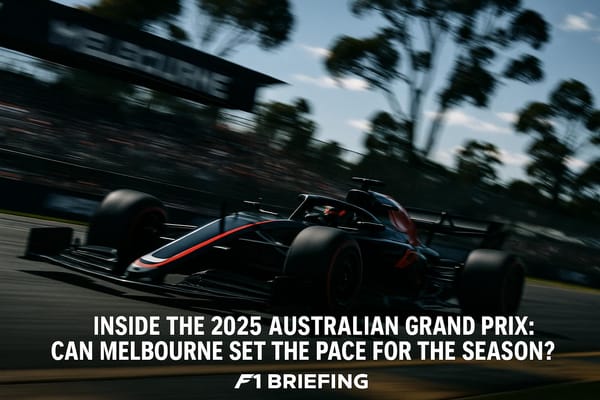 Inside the 2025 Australian Grand Prix: Can Melbourne Set the Pace for the Season?