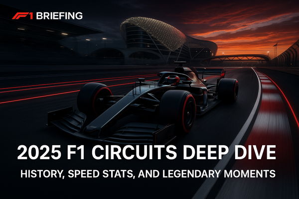 2025 F1 Circuits Deep Dive: History, Speed Stats, and Legendary Moments