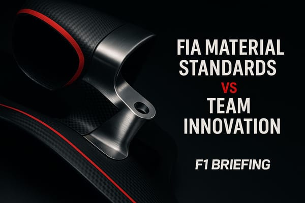 FIA Material Standards vs Team Innovation