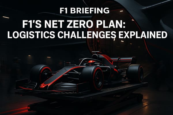 F1's Net Zero Plan: Logistics Challenges Explained