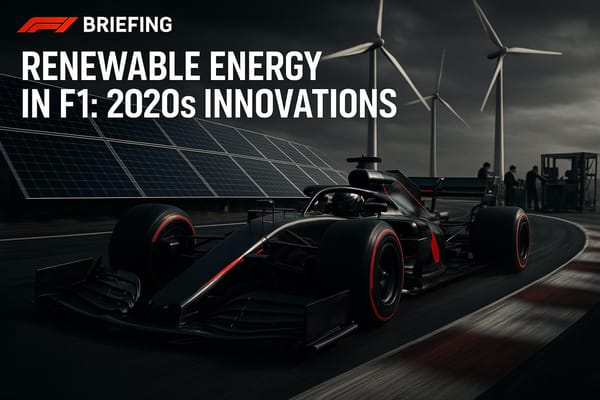 Renewable Energy in F1: 2020s Innovations