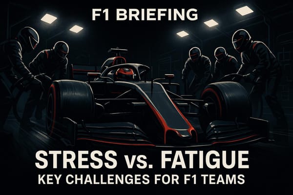 Stress vs. Fatigue: Key Challenges for F1 Teams