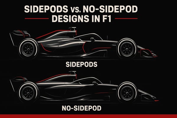 Sidepods vs. No-Sidepod Designs in F1
