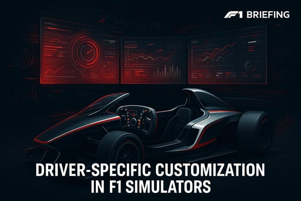 Driver-Specific Customization in F1 Simulators