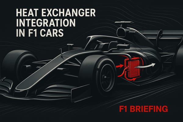 Heat Exchanger Integration in F1 Cars