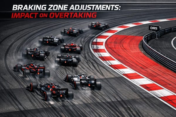 Braking Zone Adjustments: Impact on Overtaking