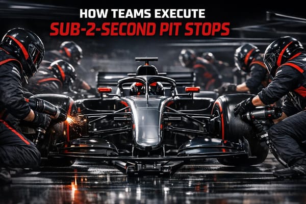 How Teams Execute Sub-2-Second Pit Stops