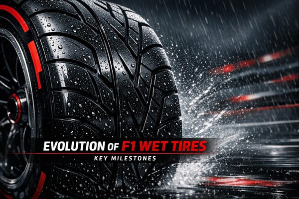 Evolution of F1 Wet Tires: Key Milestones